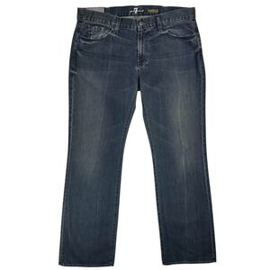 NWT 7 For All Mankind Original Bootcut Jeans Men's 38x34.5 7 Pocket Made USA Y2K